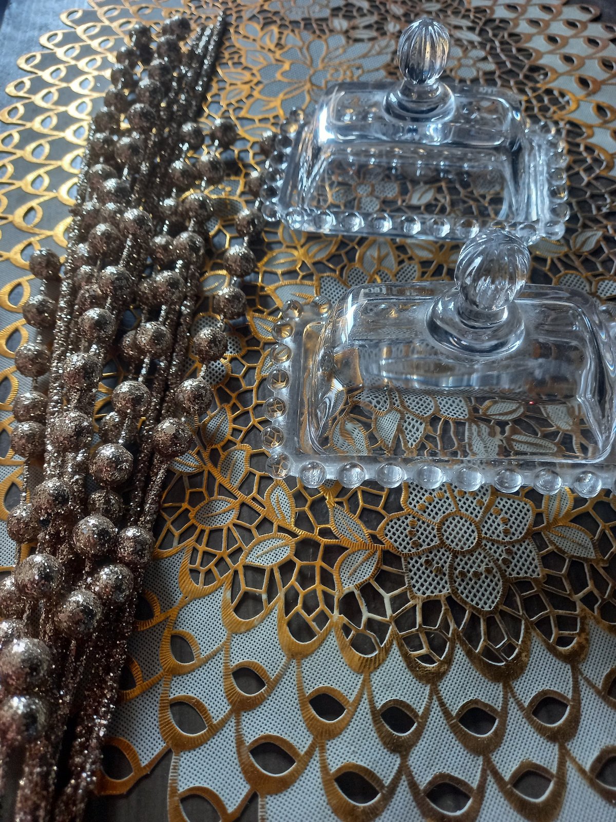 Personal items and decoratives documented in Trujillo home