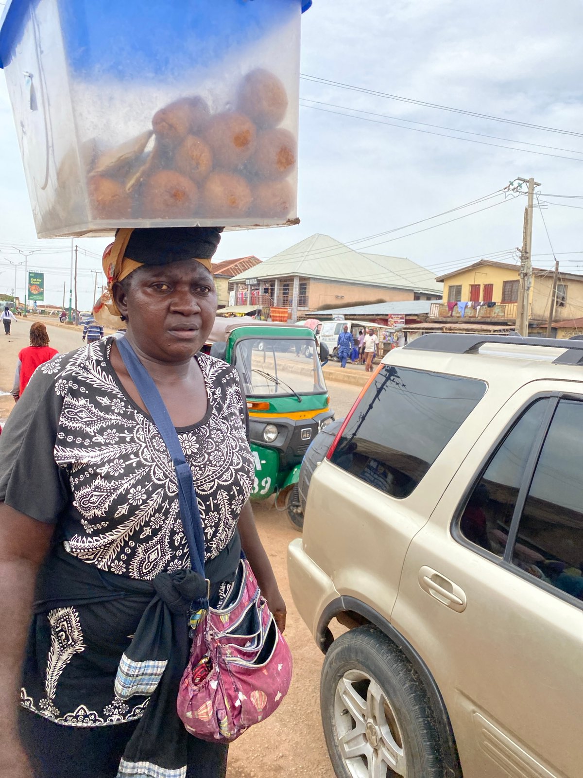 Daily street commerce documented across Bukuru, Nigeria afternoon