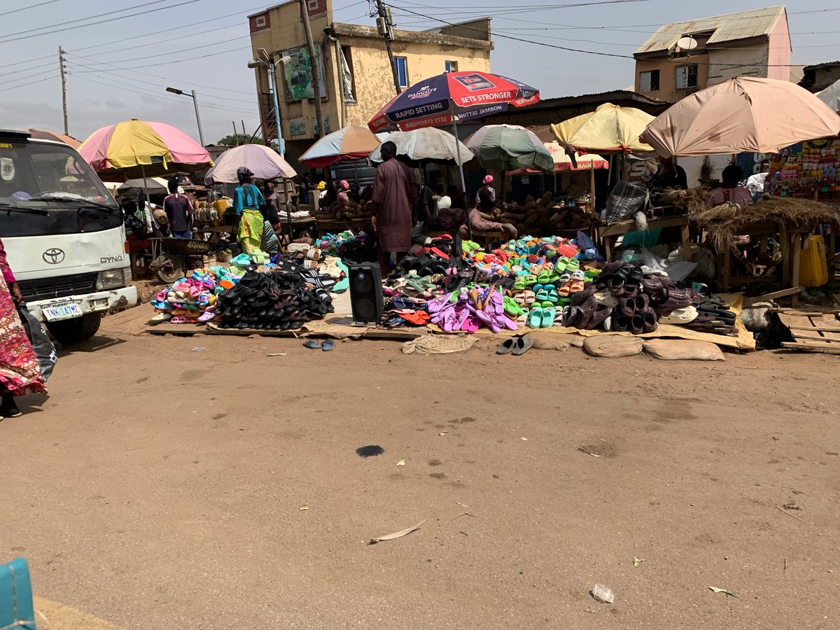 Morning scenes captured in Rafin Par market and surroundings