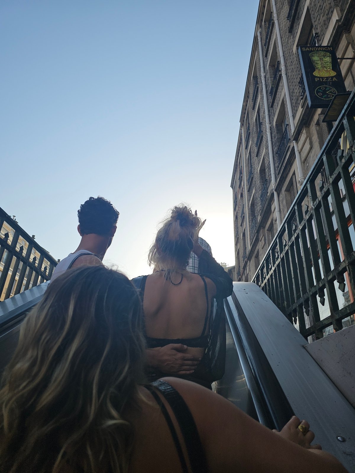 Quiet summer morning on the streets of Pantin