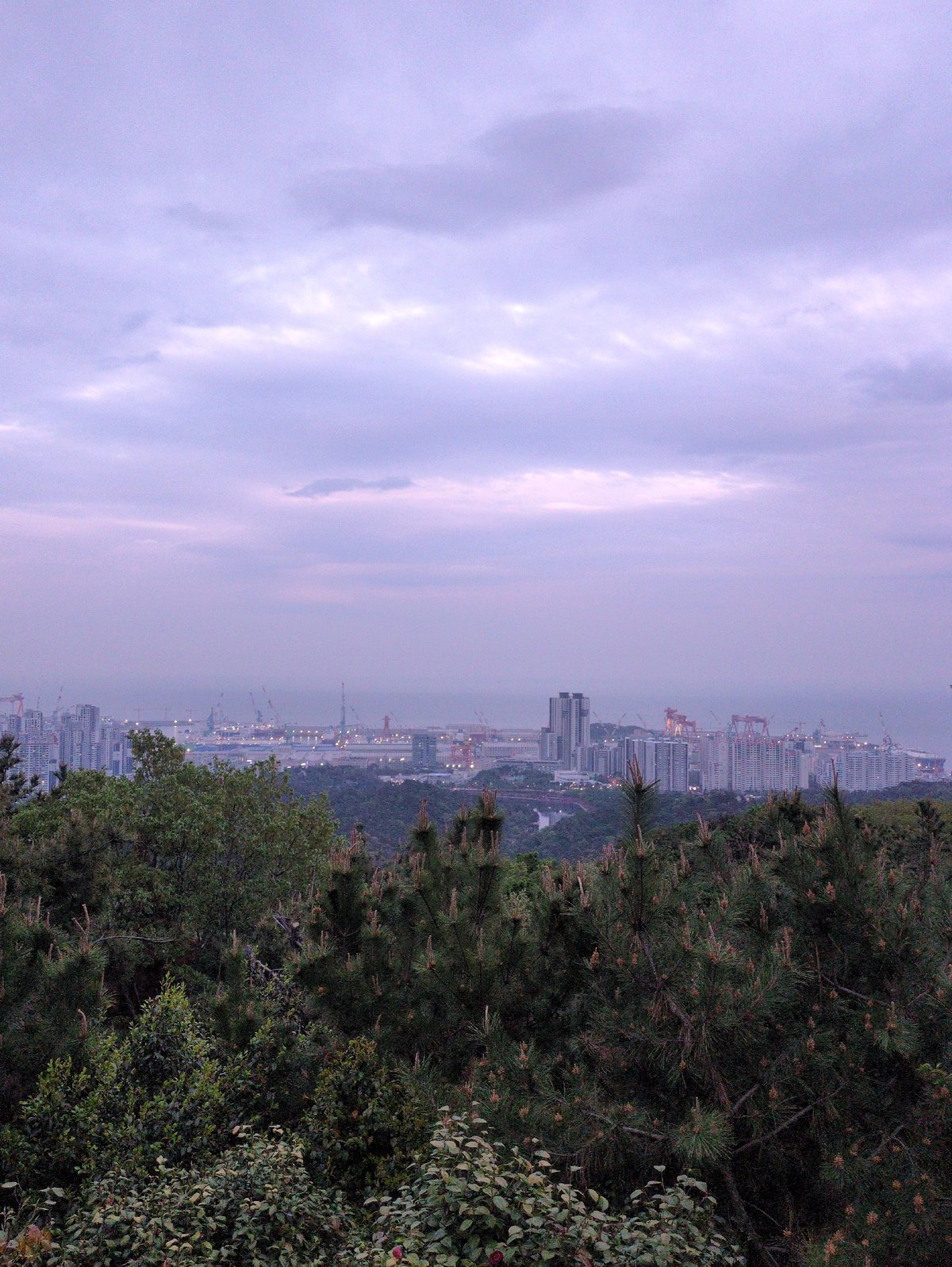 Morning outdoor tour documented across multiple Ulsan recreational sites