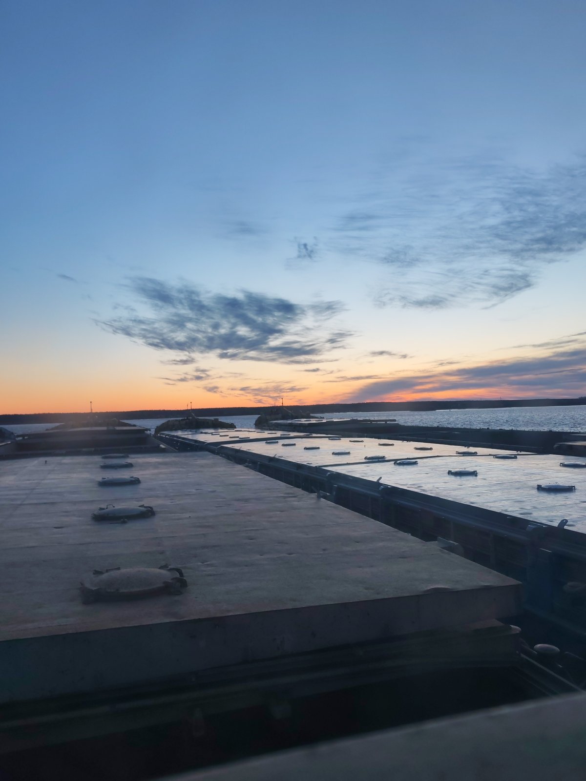 Maritime deck view captured near Rybinsk, Russia