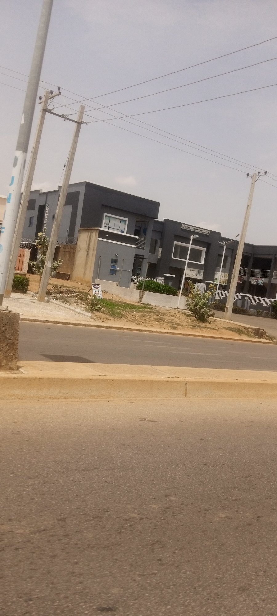 Modern Ahmed Musa Plaza building documented in Rido, Nigeria