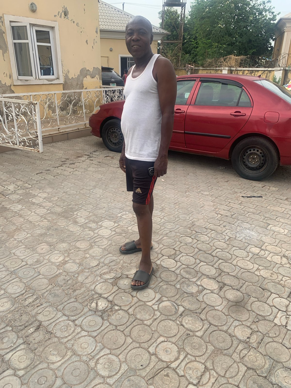 Daily life moments captured in Abuja residential neighborhood