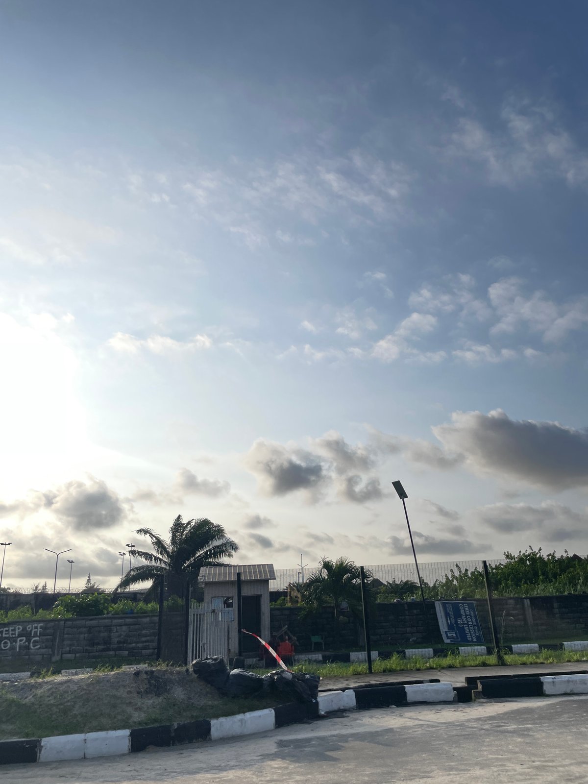 Snapshots from a moving vehicle through Lagos suburbs