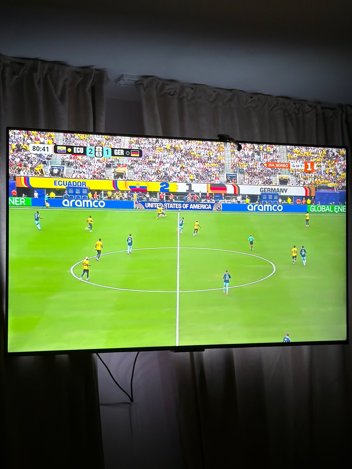 TV flips from soccer match to koala footage late evening