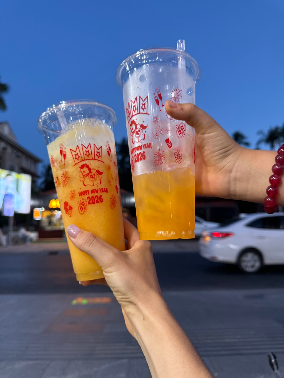 New Year cups raised in evening toast in Mũi Né