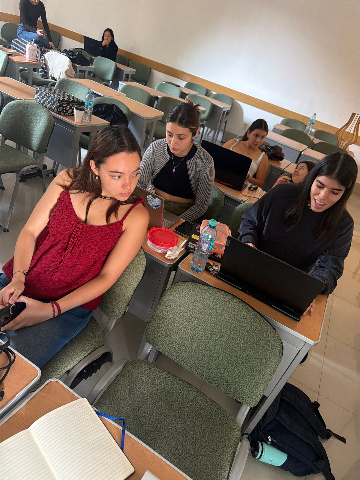 University classroom activities documented in San Andrés Cholula