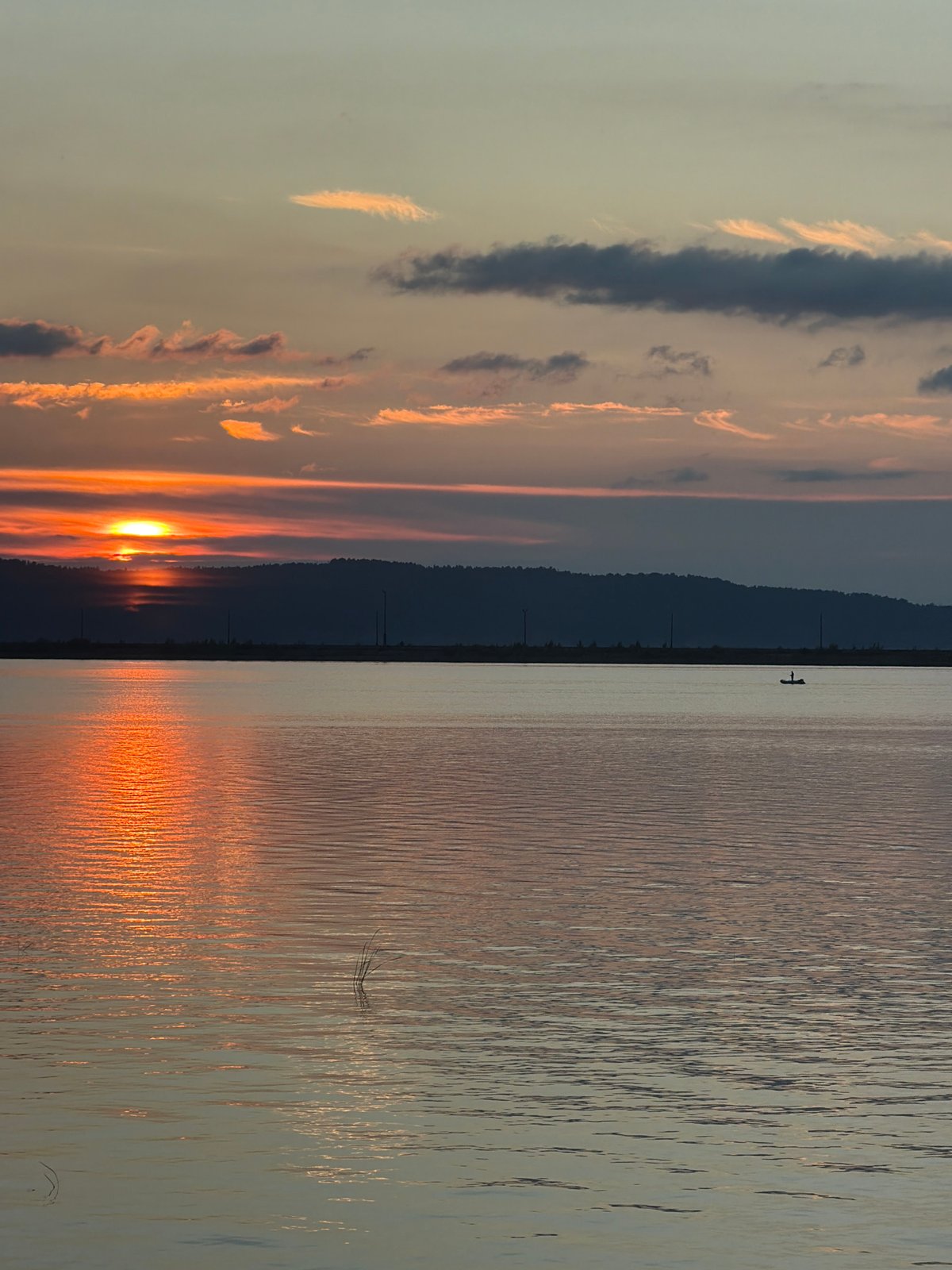 Sunset on the Kama River and a casual evening in Chaikovsky