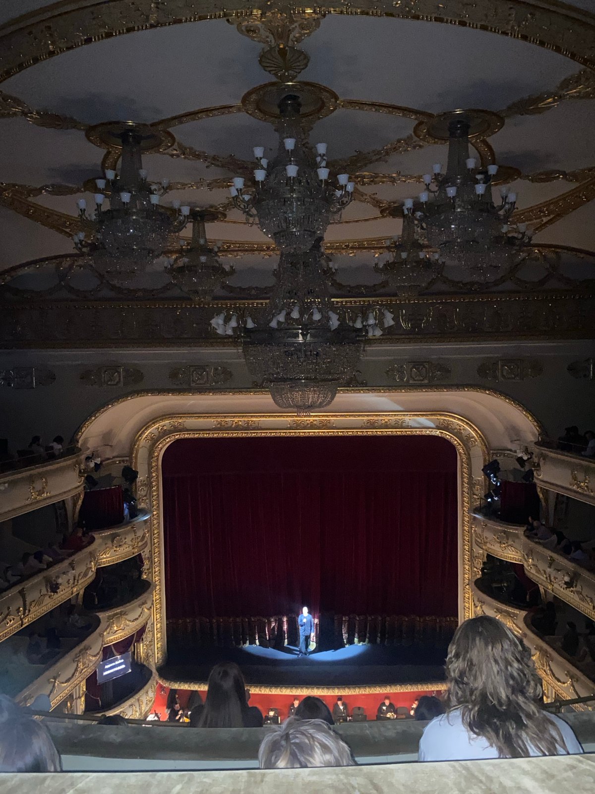Theater interior documented at Yekaterinburg Opera and Ballet venue