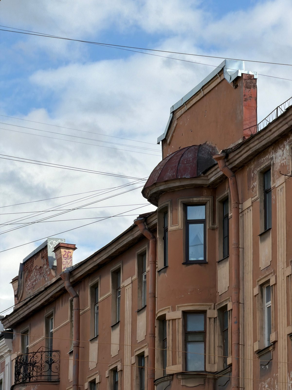 Saint Petersburg street life captured in architectural survey