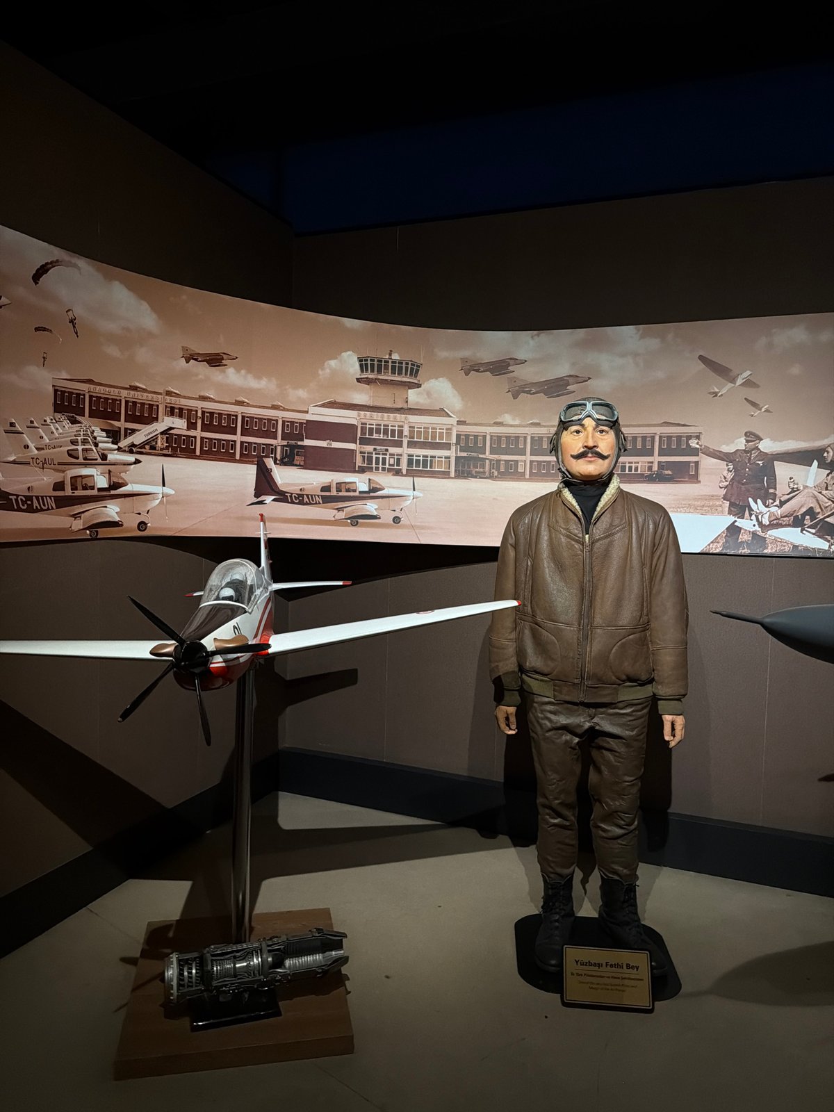 Tourist documents wax museum visit and cafe stop in Eskisehir