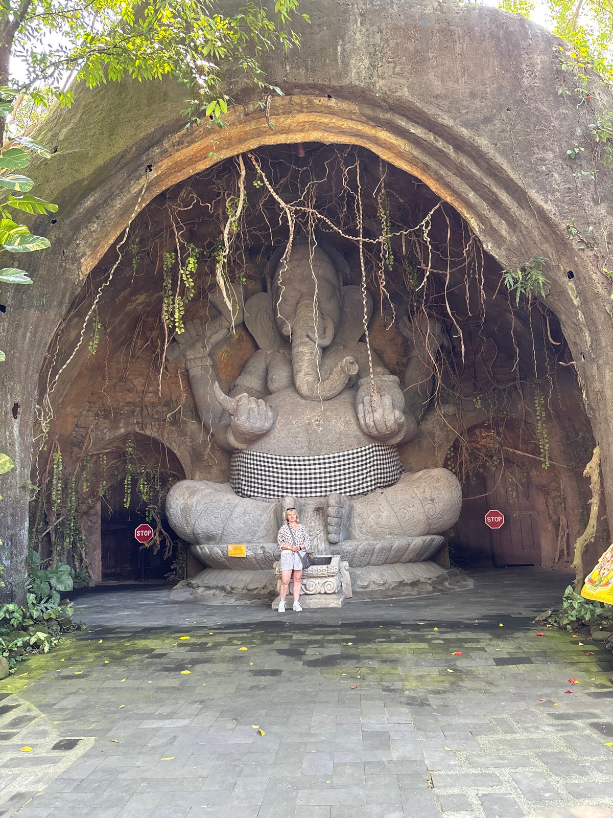 Animals, temples, and traditional architecture at Blahbatuh, Bali