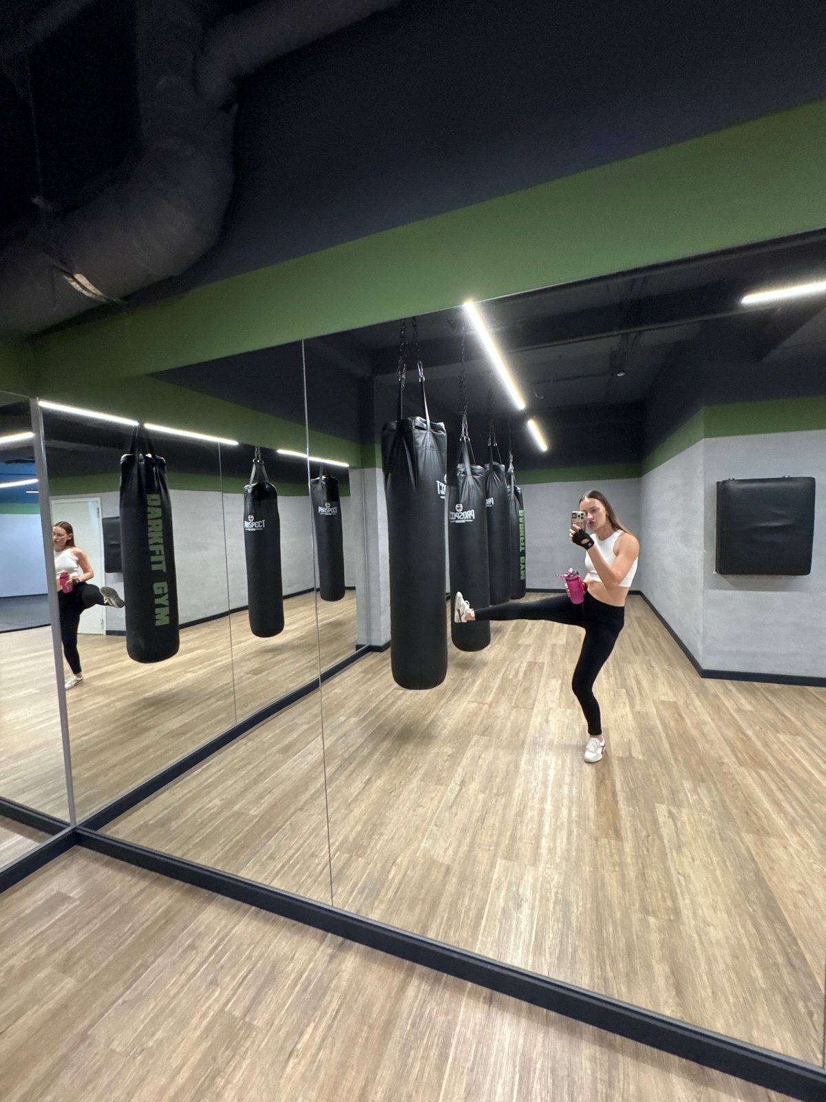 Gym session in Sochi: treadmill runs, selfies, and boxing bags