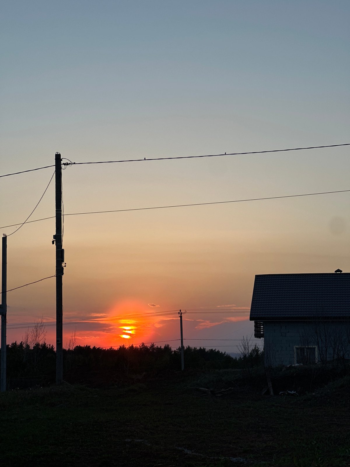 Sunset scenes and traditional crafts documented in Prikamskii, Russia