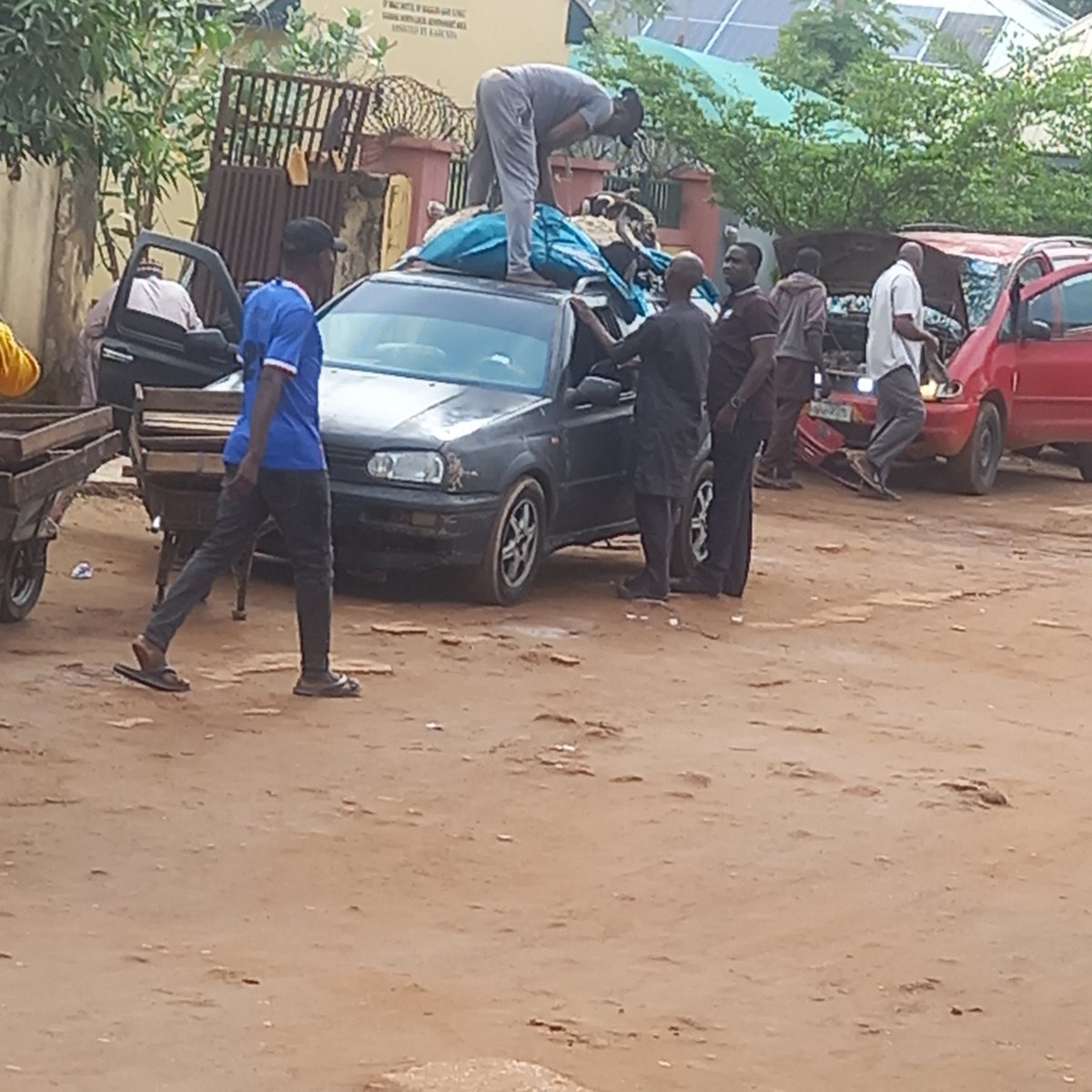 Daily life captured across Nigerian towns during morning hours