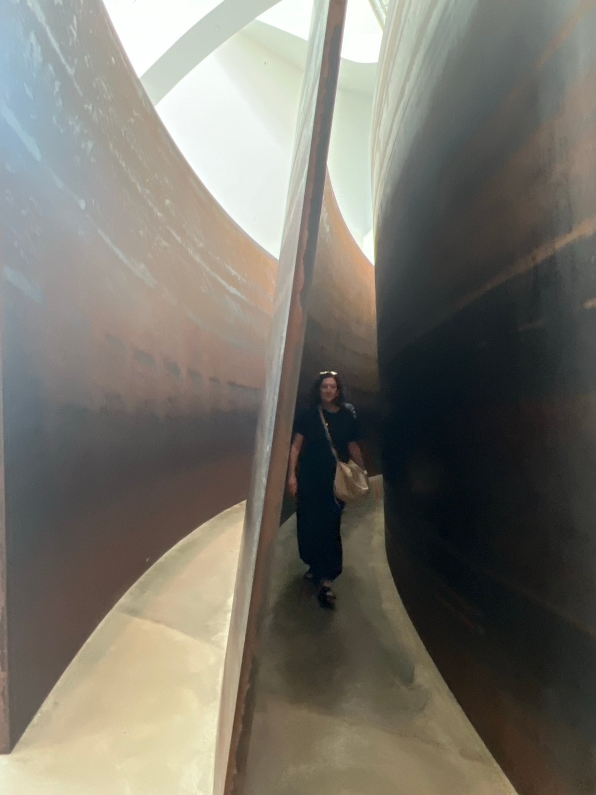 Inside the Guggenheim Bilbao's sculptural interior passages