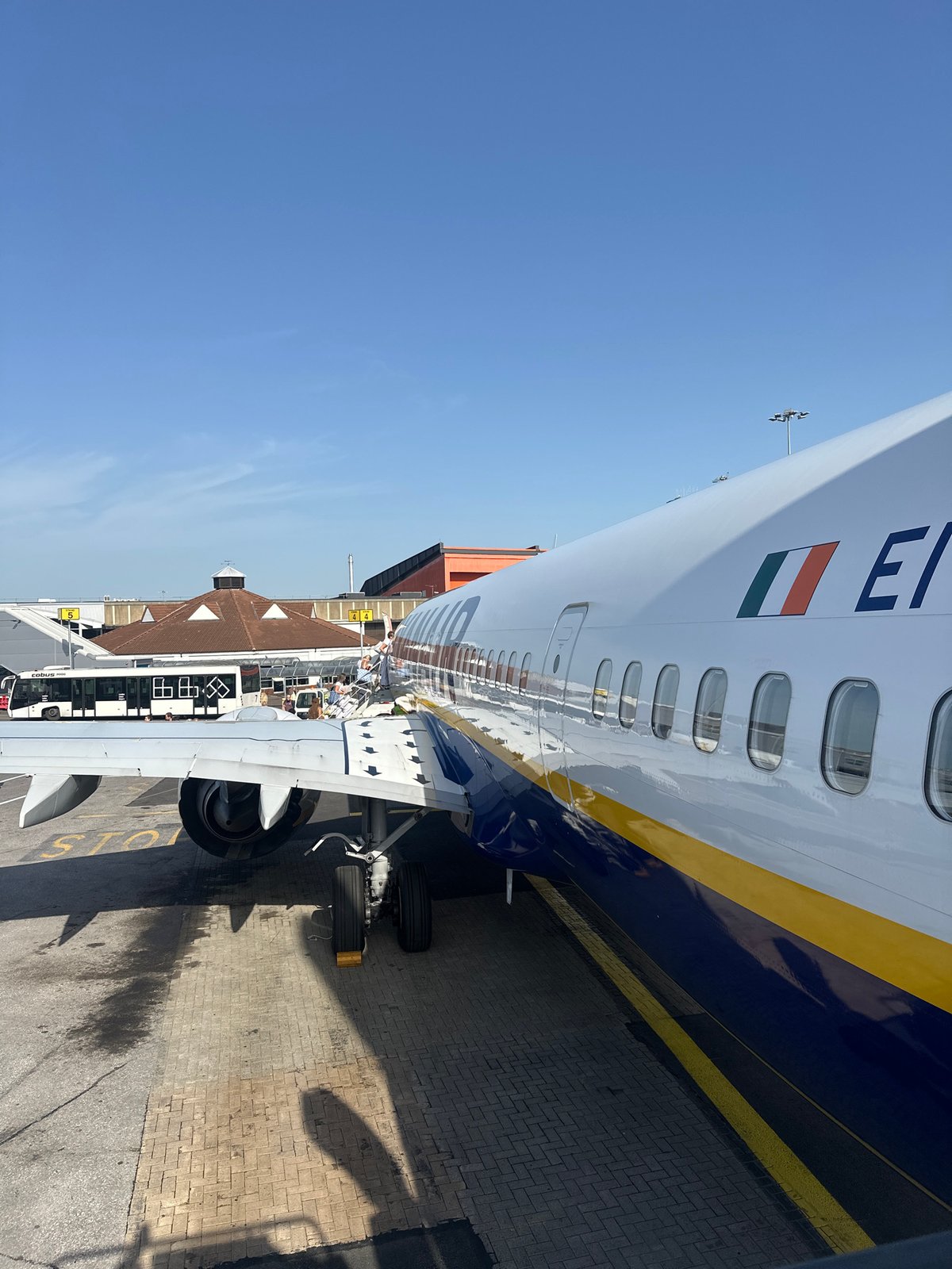 Departure day at Luton Airport, Ryanair gate.