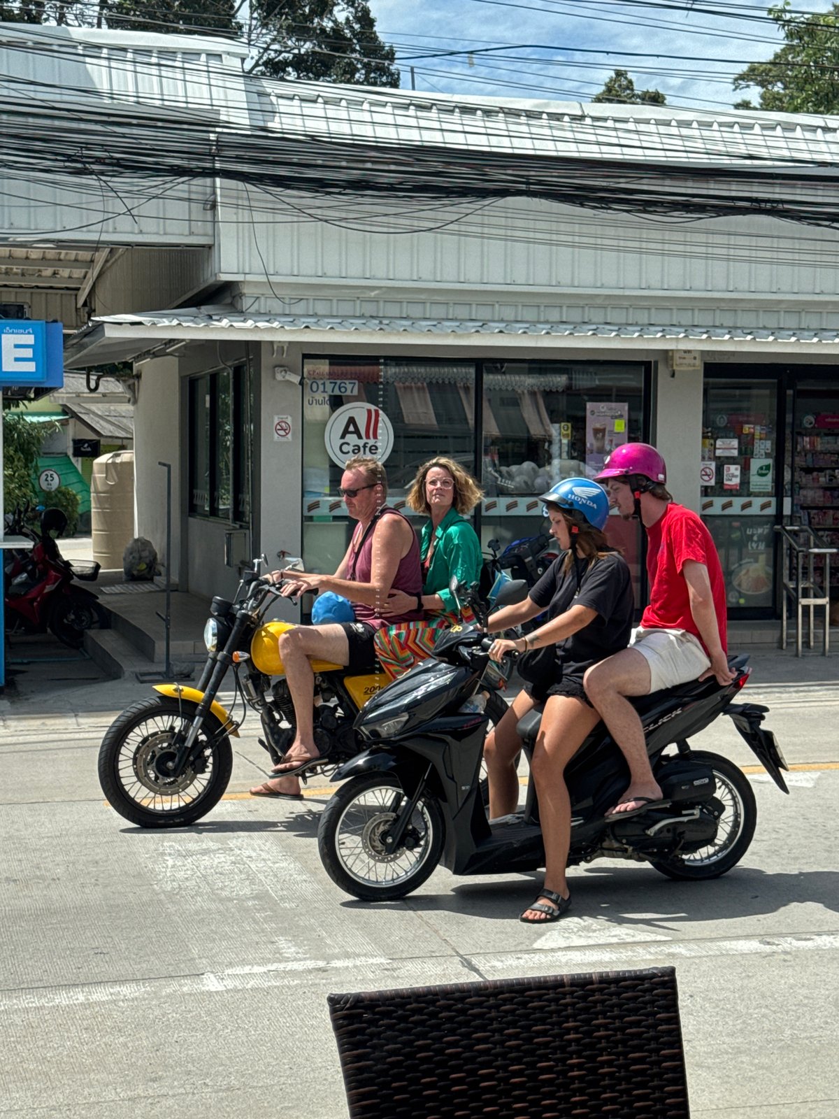 Morning street life observed in Ban Tai Subdistrict Thailand