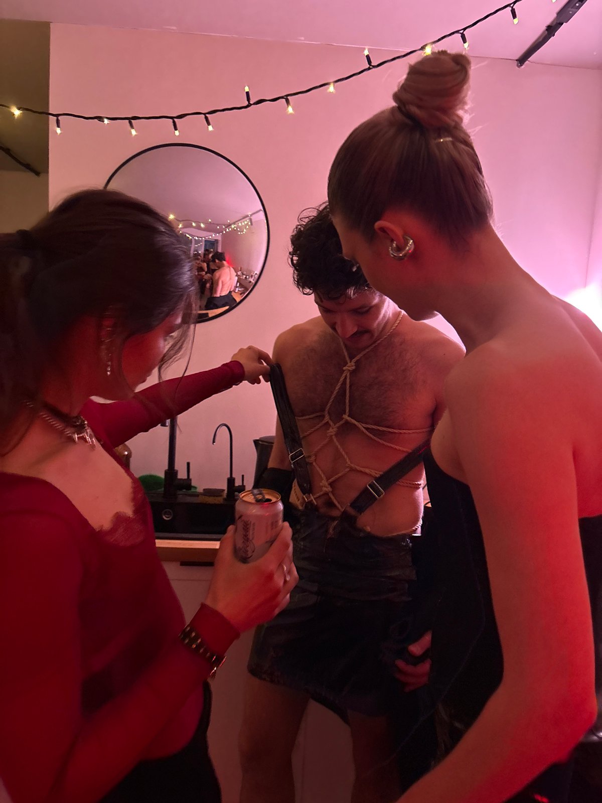 Friends gather for casual apartment hangout in Moscow