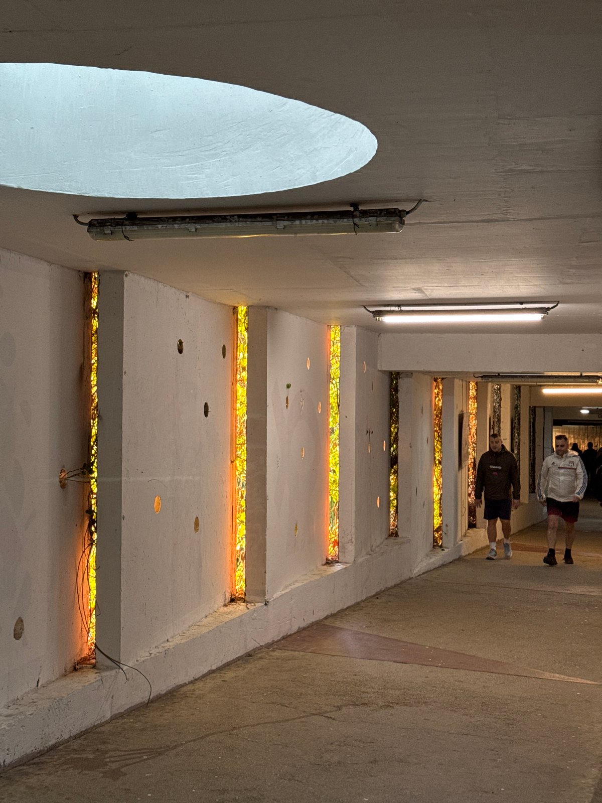Concrete underpass documented in Boreti, Montenegro