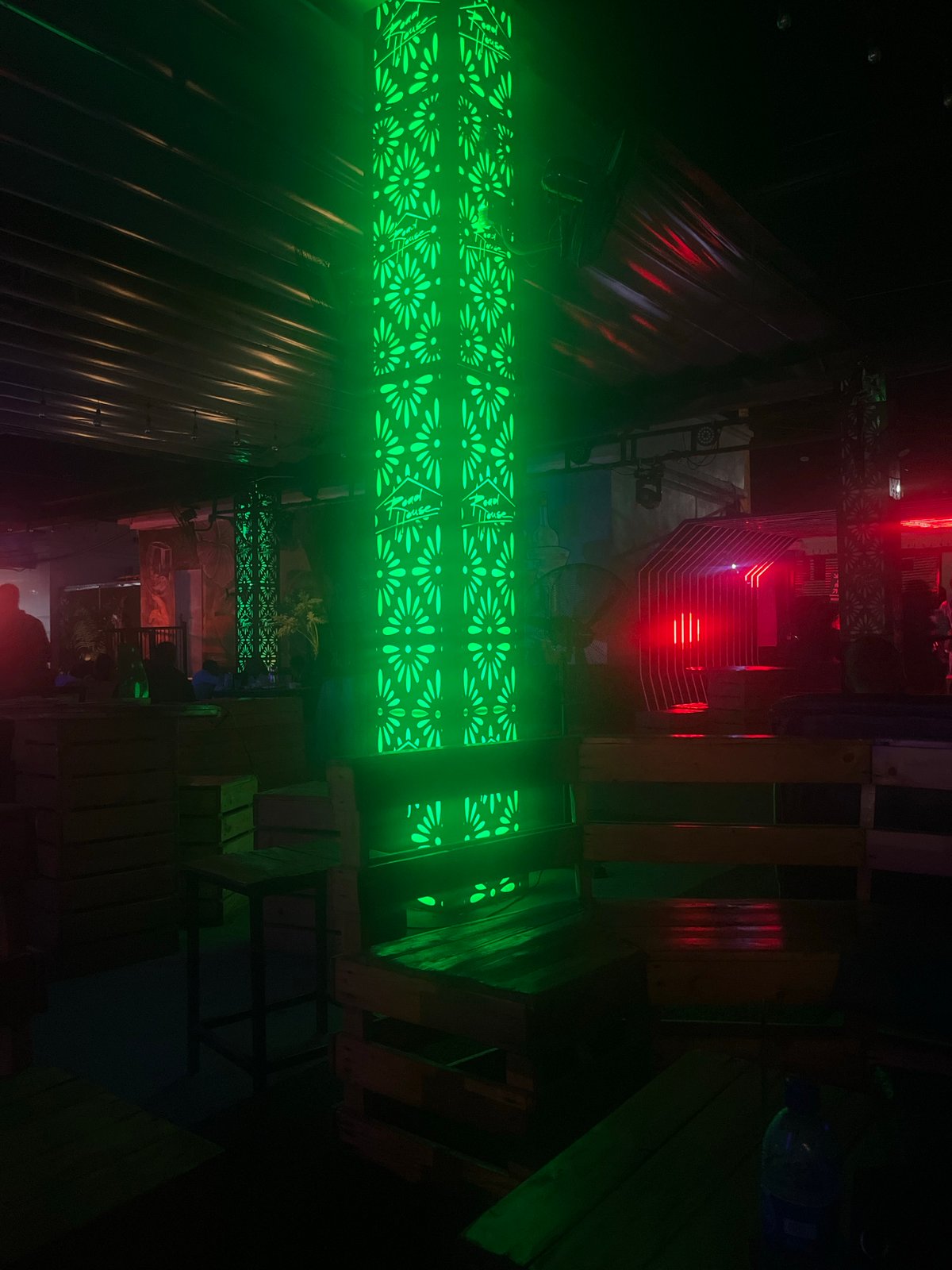 Evening karaoke session documented at Road House venue in Howayi