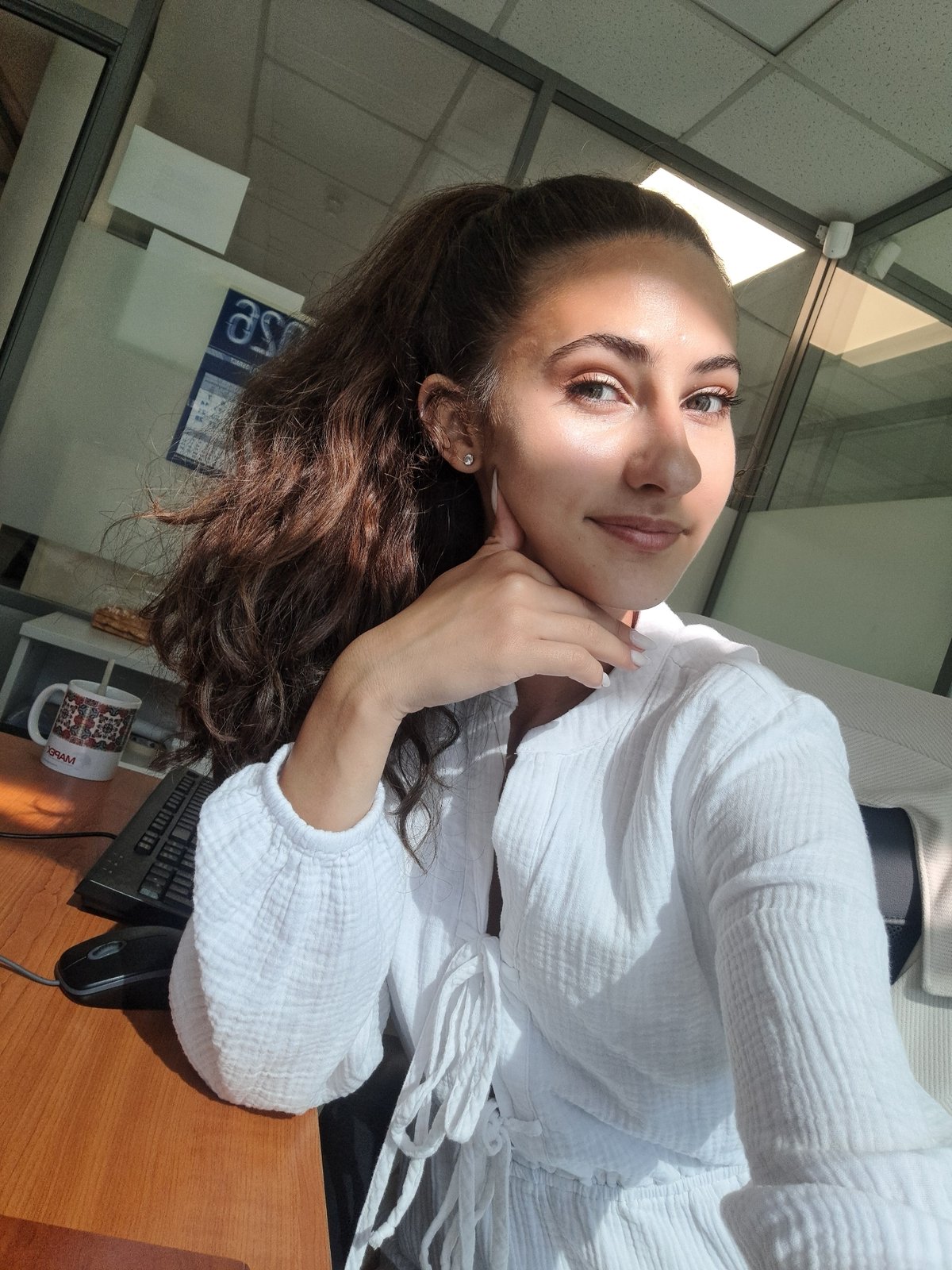 A Sofia office morning, from breakfast to desk to bus