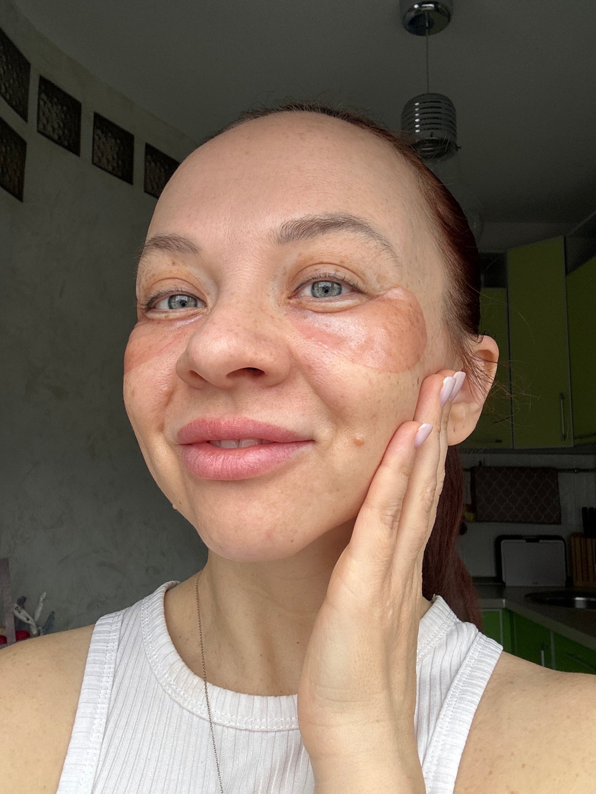 Woman photographed in quiet morning moments in Chaikovsky
