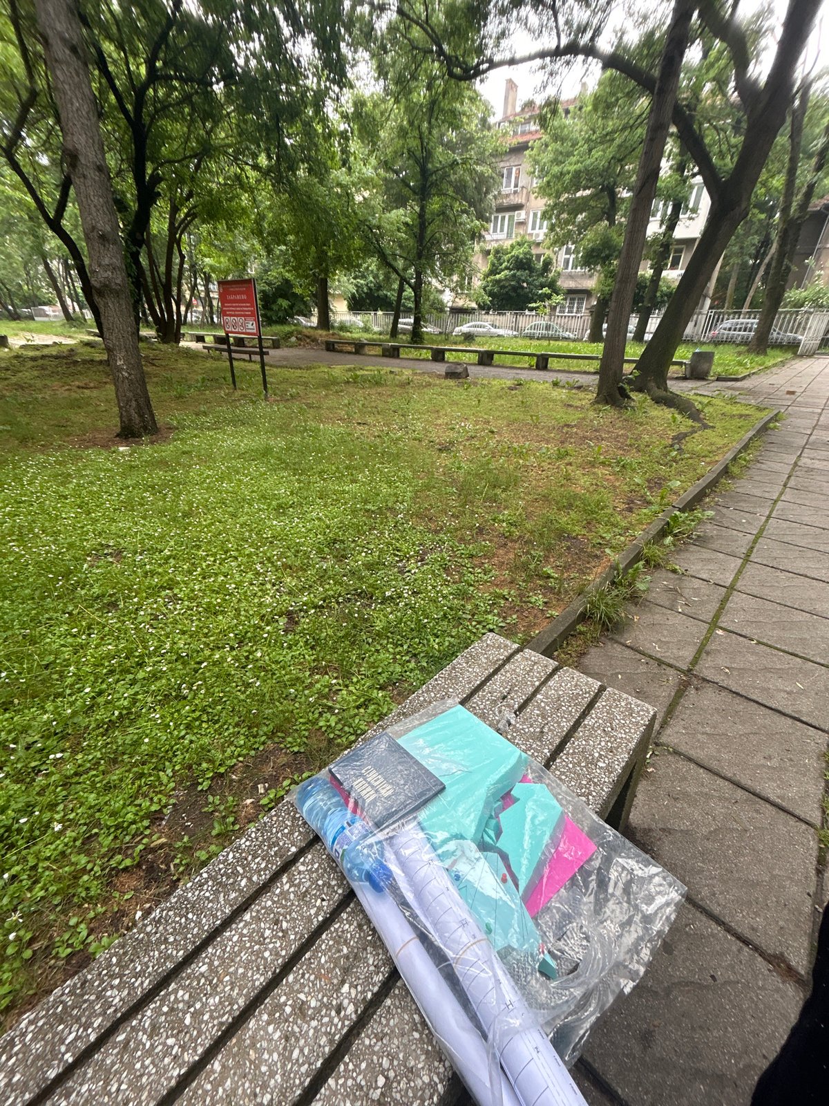 Morning architectural walk documented through Sofia's urban landscape