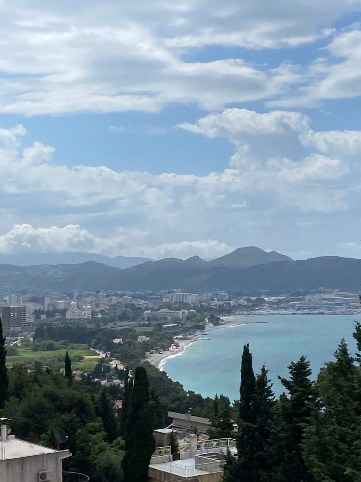 Morning coastal views documented in Šušanj, Montenegro