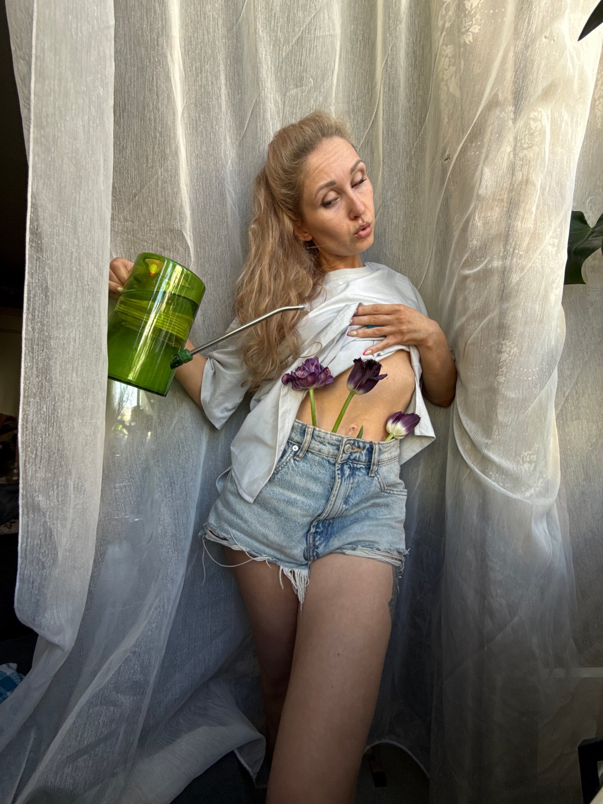Personal moments documented in Chaikovsky, Russia morning hours