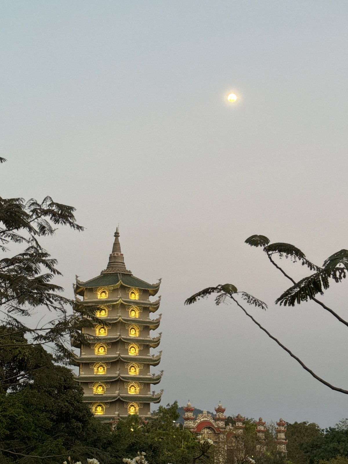 Pagoda at Linh Ung Temple photographed in Đà Nẵng
