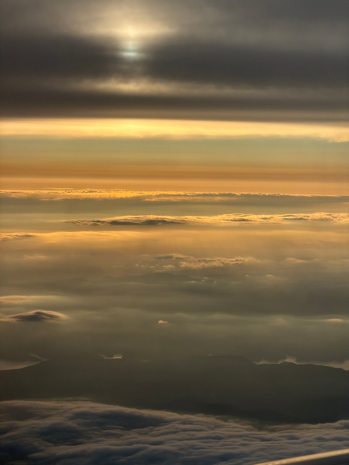 Sky gradient captured from elevated position in Elovoe, Russia