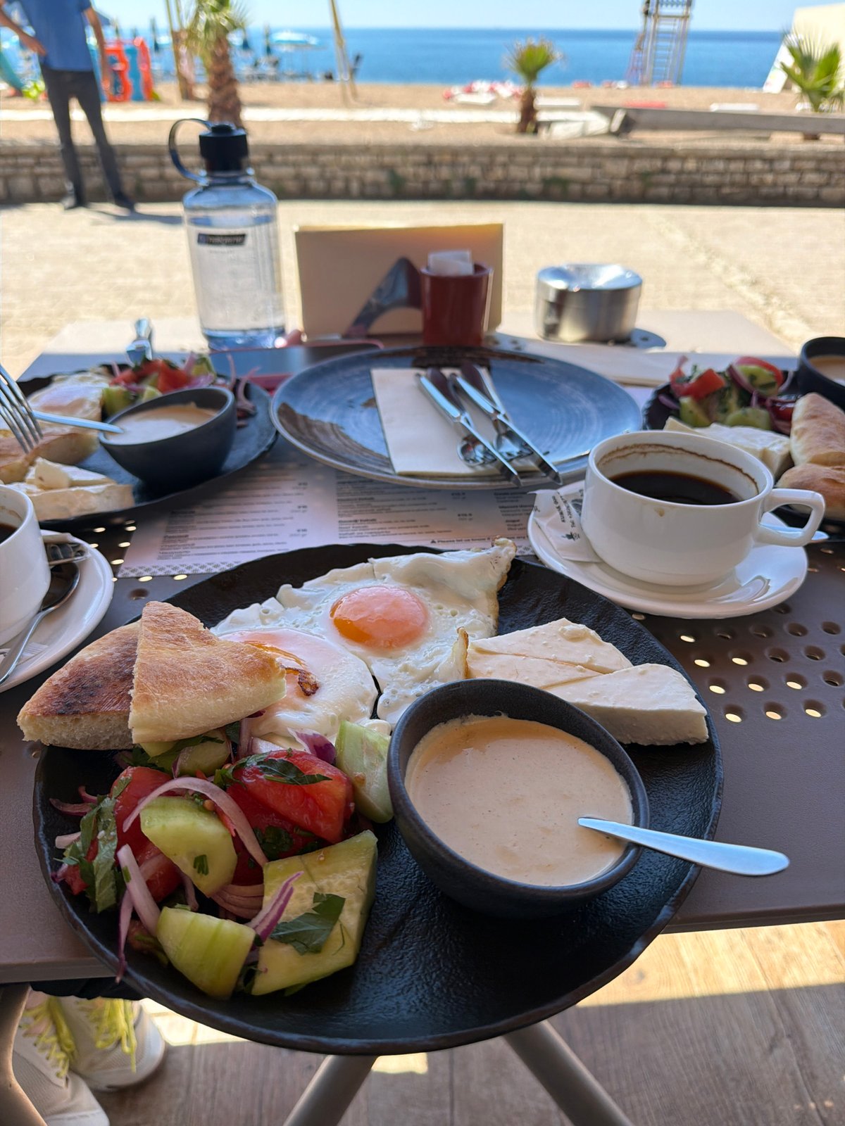 Morning breakfast and paragliding captured in Boreti, Montenegro