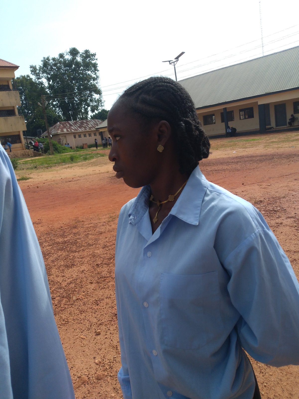 Morning campus life documented at Jos educational institution