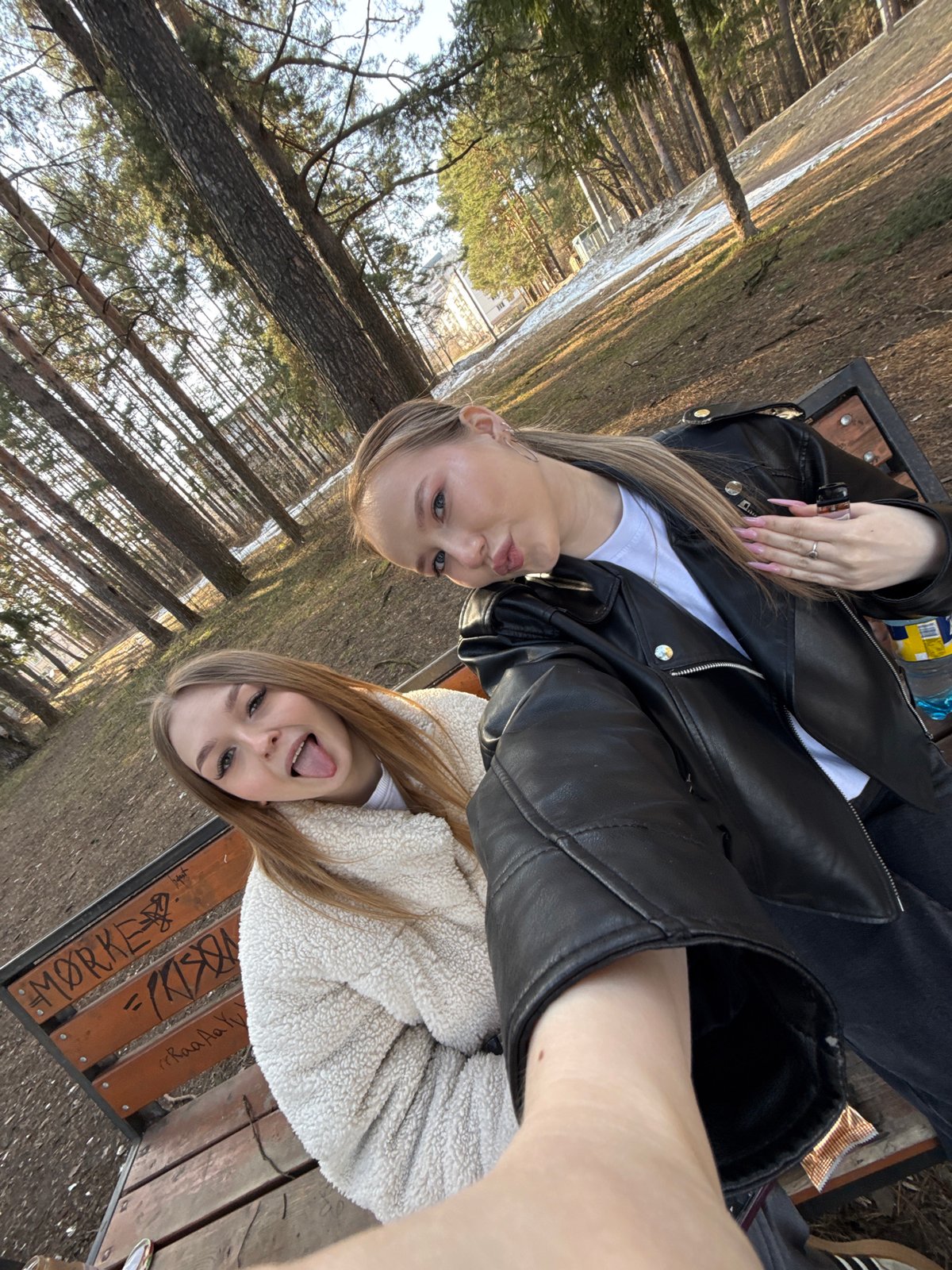 Spring afternoon moments captured in Chaikovsky, Russia