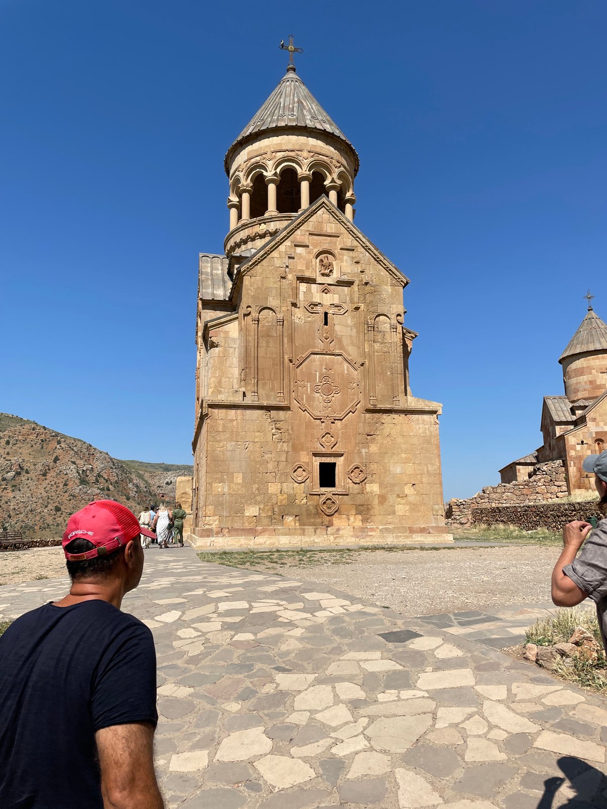 Noravank Monastery and its red rock canyon, Areni