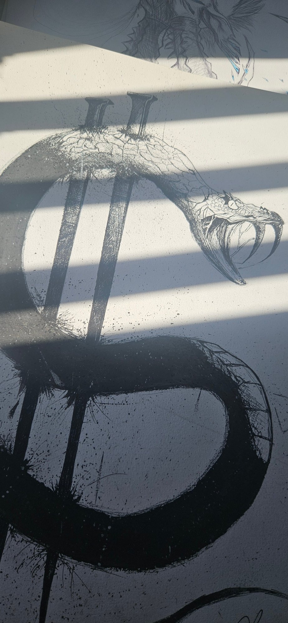 Artist's morning studio session documented in Kostenets, Bulgaria