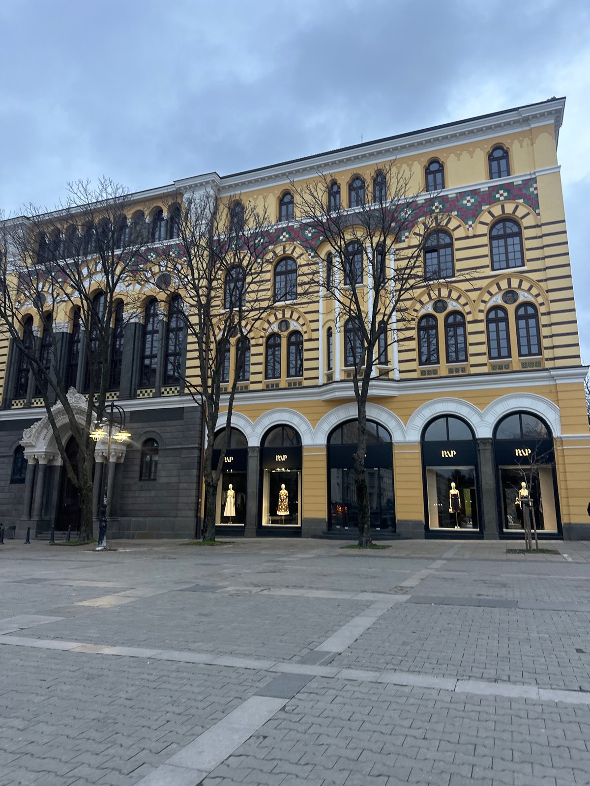 Sofia city center documented across multiple locations during evening hours