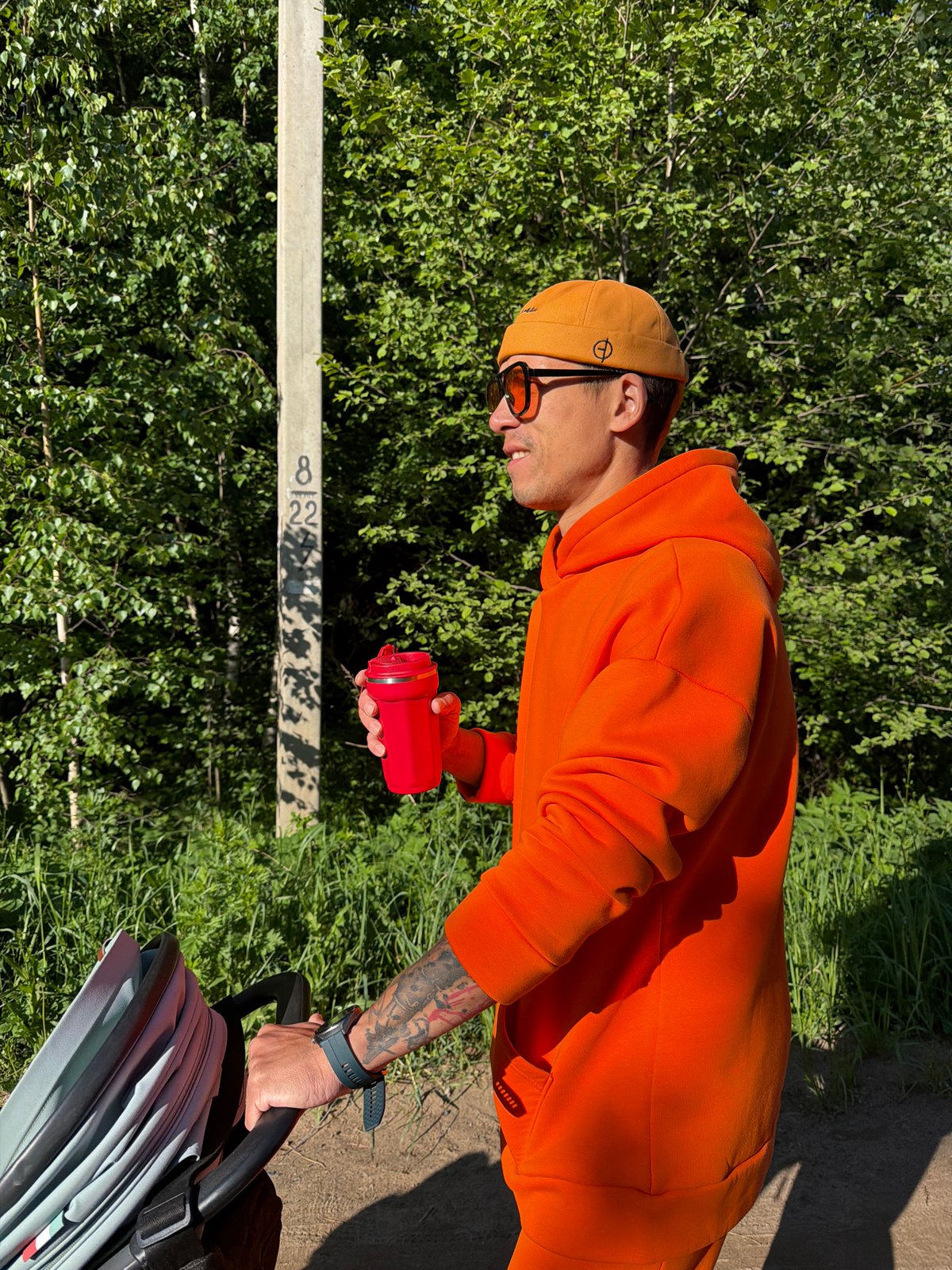 Two colorful outdoor portraits captured in Chaikovsky, Russia