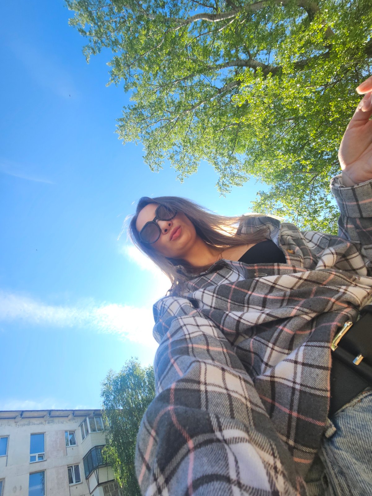 Woman's morning routine captured in Chaikovsky, Russia