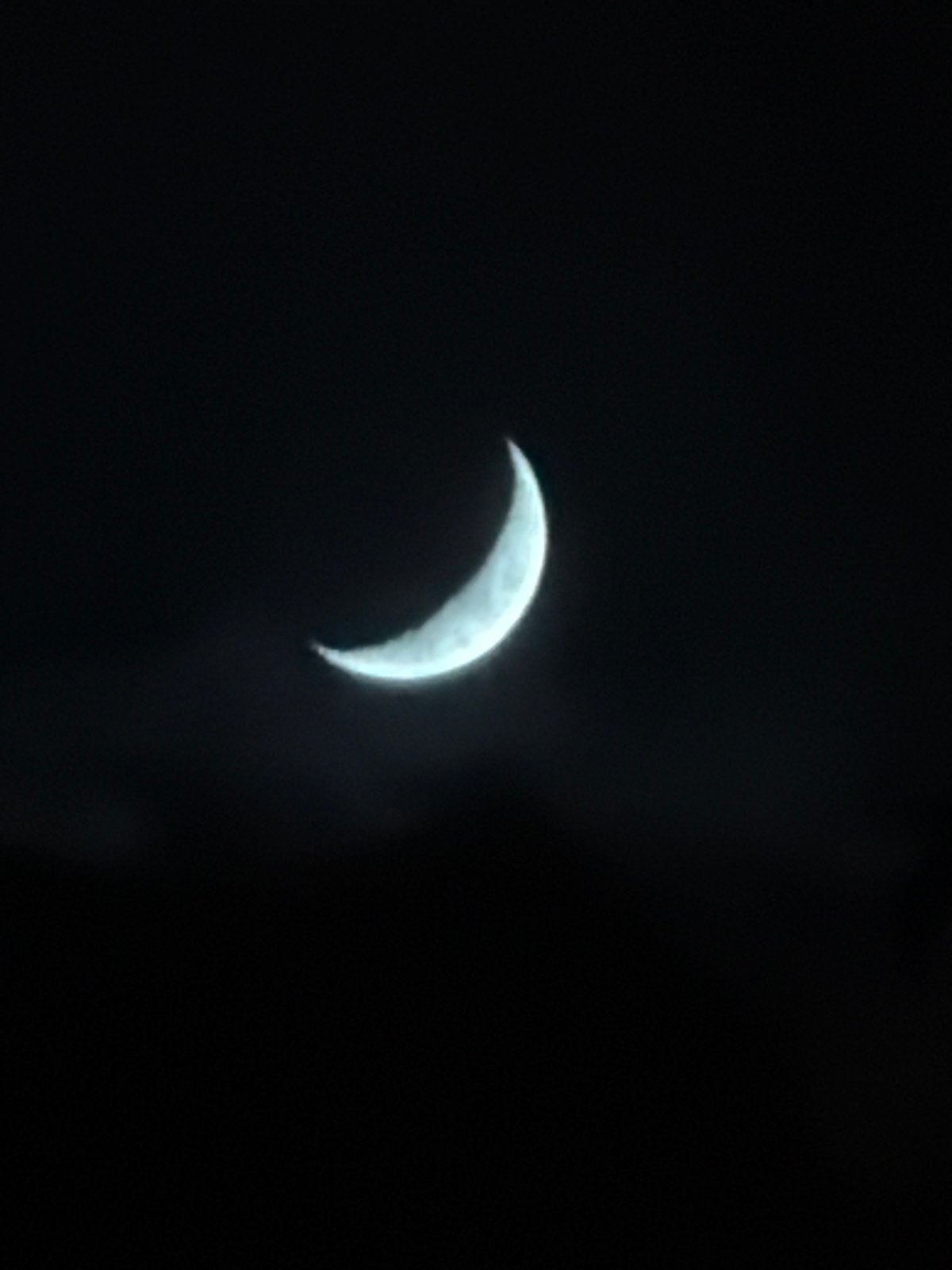 Crescent moon observed over Tbilisi skies Tuesday evening