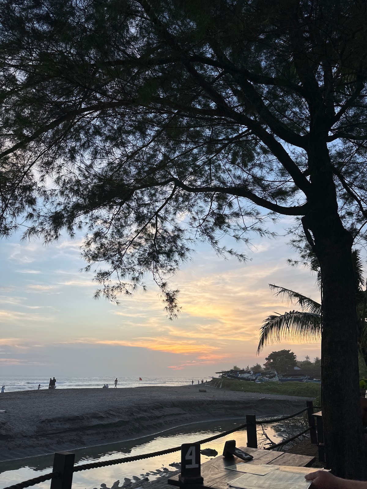 Sunset gathering at Cemagi Beach, Mengwi draws beachgoers