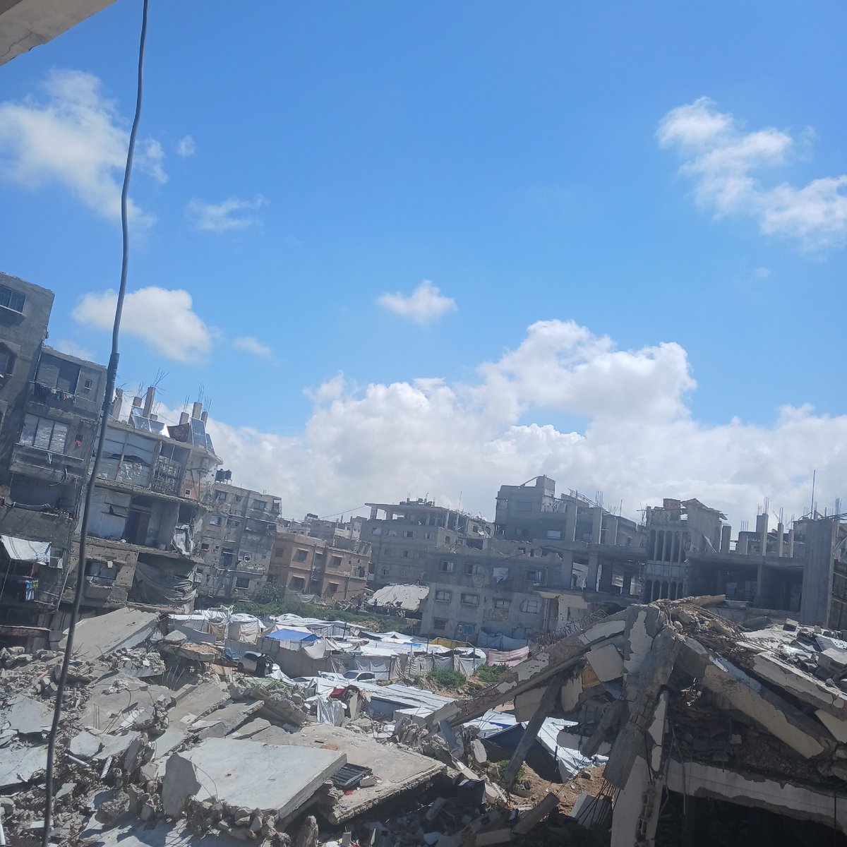 Witnesses document widespread building damage across Gaza City