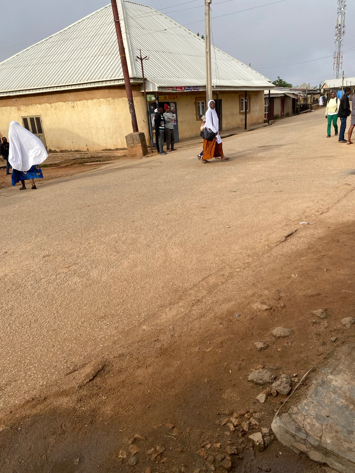 Early morning street life across Jos, Nigeria