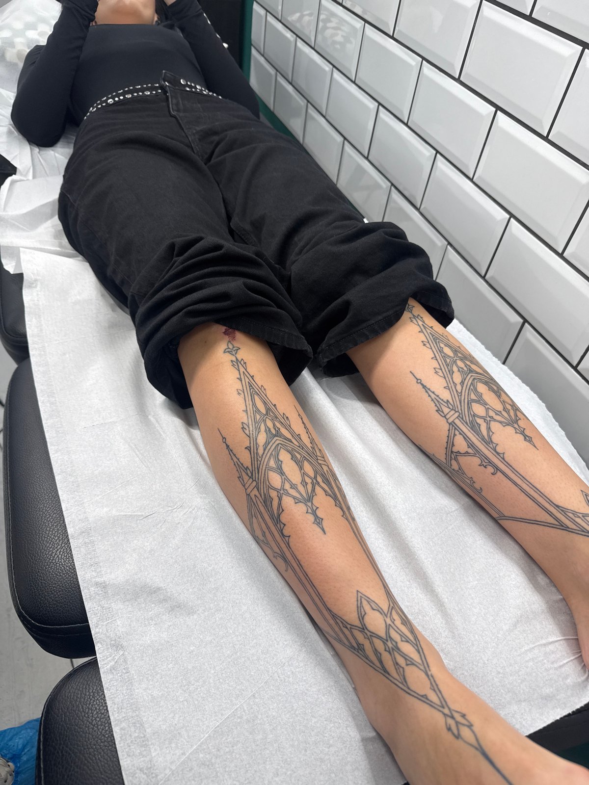 Sofia resident documents tattoo session and city exploration