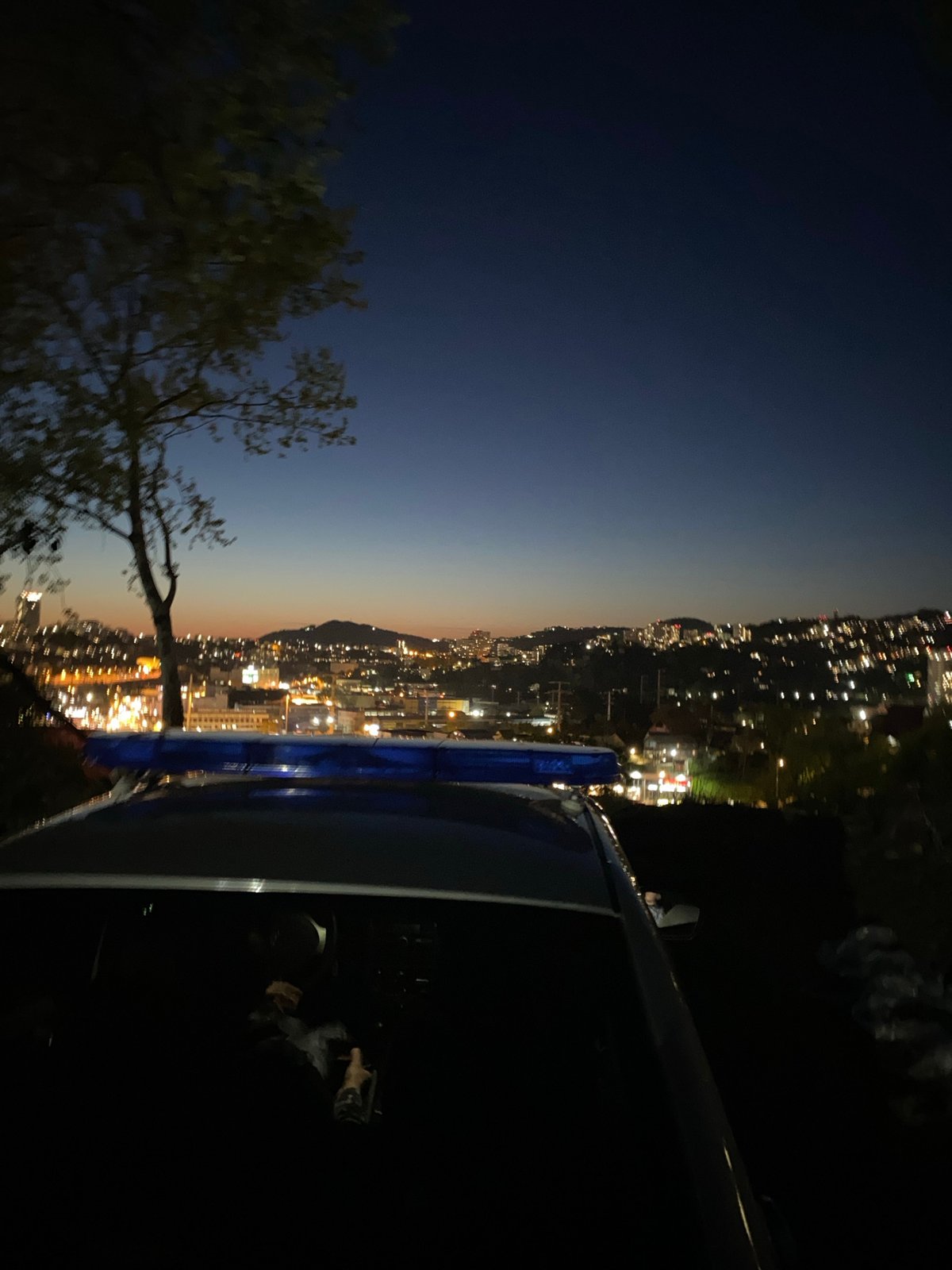 Nighttime panoramic view captured of illuminated Sochi from elevated position