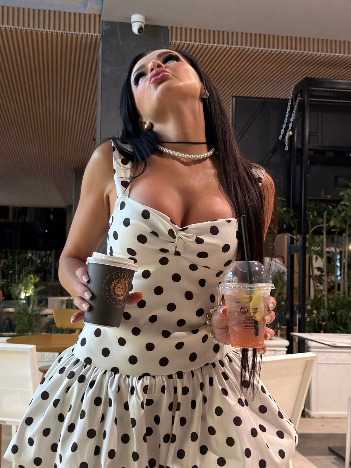 Summer evening at a Rafailovići restaurant, drinks and strawberries