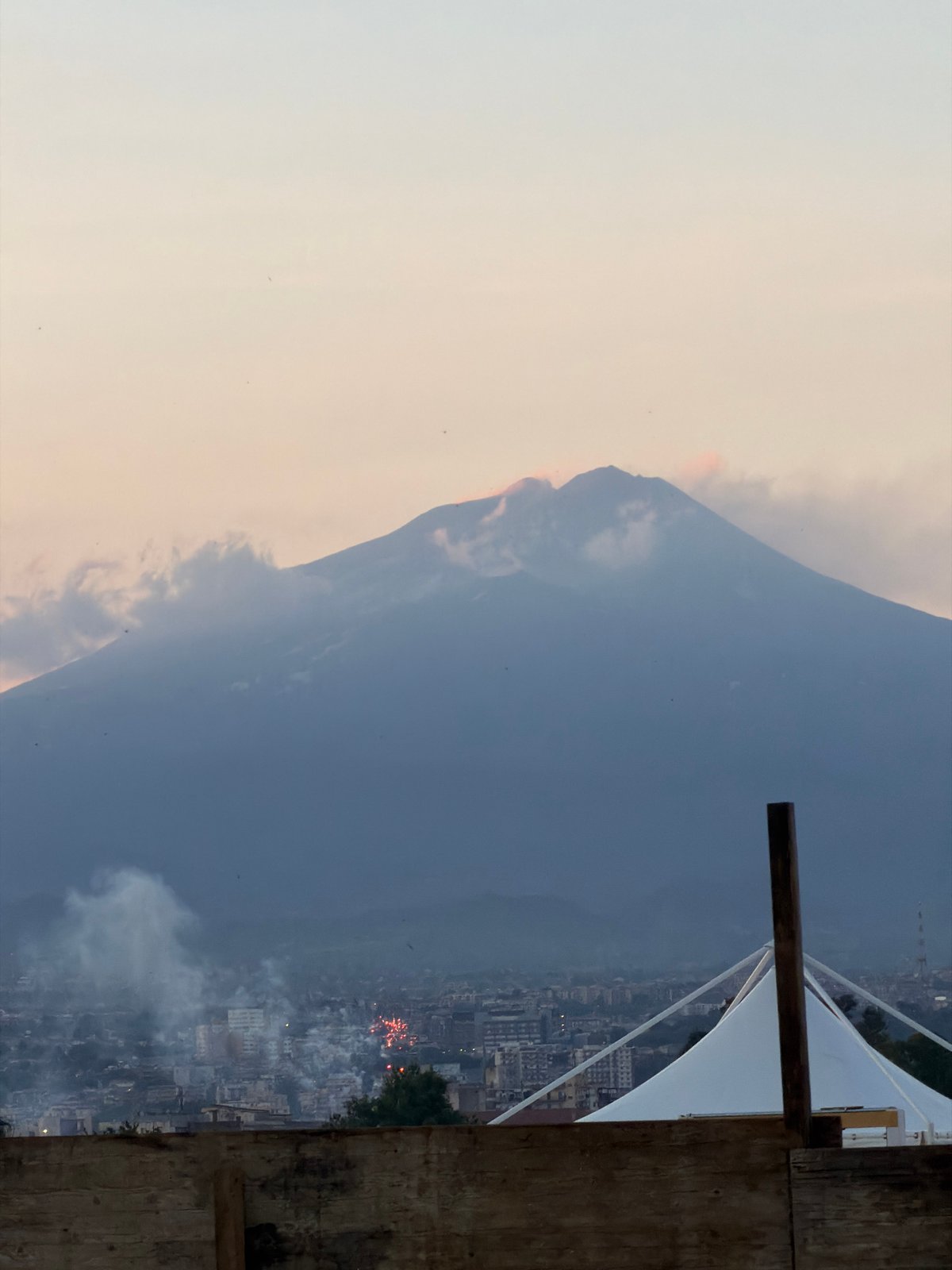 Twilight scenes captured across Catania's coast and Mount Etna