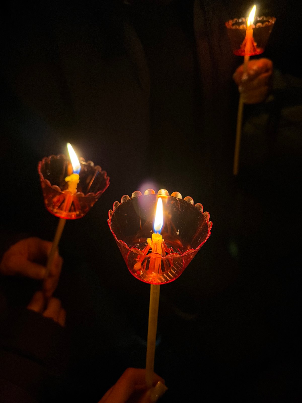 Candle vigil observed in Bulgarian village Saturday evening